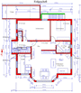 Bauplan - Erdgeschoss