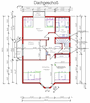 Bauplan - Dachgeschoss