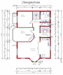 Bauplan - Obergeschoss