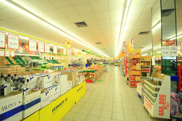 Sanierung eines Supermarktes - nachher